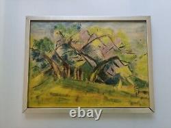 Oil Painting Landscape on Wood