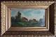 Oil Painting On Wood 19th Century Signed With Vintage Frame Painting