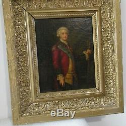 Oil Painting On Wood Panel Empire Soldier