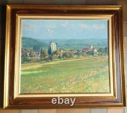 Oil Painting On Wood? Paul Rene 1959? Impressional Landscaping 10 F