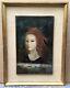 Oil Painting Portrait Woman Rousse Frame Mrs. Mouton Dite Tes 1964