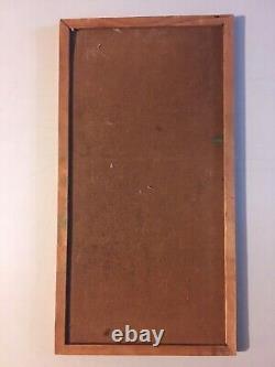 Oil Painting of Castrais 1940 Group of Monges Portrait to be Identified