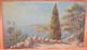 Oil Painting On Wood 1968 Côte D'azur Seaside A. Bertudo