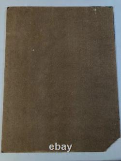 Oil Painting on Wood Panel Fauvist Expressionism 1950 Outsider Art