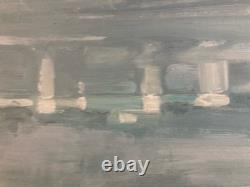 Oil Painting on Wood Panel, Marine Ship, Frigate, Sea Race, Ocean Art