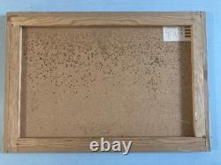 Oil Painting on Wood Panel, Marine Ship, Frigate, Sea Race, Ocean Art
