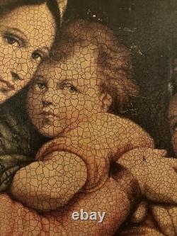 Oil Painting on Wood Panel Religious Art 16th Century