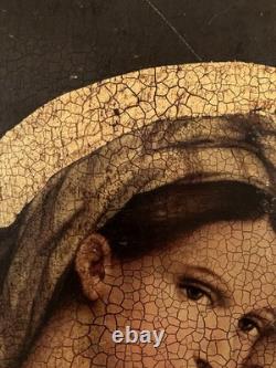 Oil Painting on Wood Panel Religious Art 16th Century