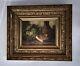Oil Painting On Wood Still Life With Cabbage Signature Nk 19th Century