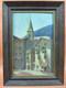 Oil Painting On Wood Xxth Habitations Bell Tower Basil Wingfield Towsey
