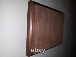 Oil Painting on Wood and Glass: A Bigouden Woman and Coastal Landscape of Brittany