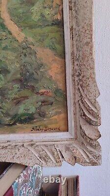 Oil Painting on Wood by Arthur Sénéry-Besnard. Corsican Pathway