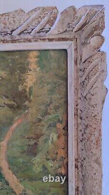 Oil Painting on Wood by Arthur Sénéry-Besnard. Corsican Pathway