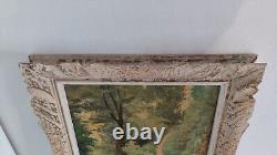 Oil Painting on Wood by Arthur Sénéry-Besnard. Corsican Pathway