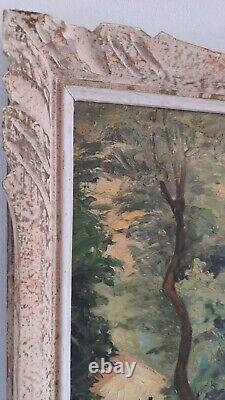 Oil Painting on Wood by Arthur Sénéry-Besnard. Corsican Pathway
