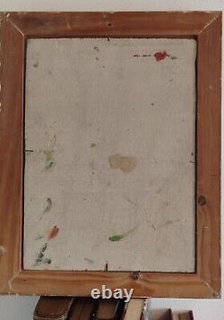 Oil Painting on Wood by Arthur Sénéry-Besnard. Corsican Pathway