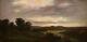 Oil S / Panel. Xix. Henri-arthur Bonnefoy. Landscape Sunset