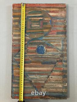 Oil Wood Abstract Painting 1940 To Identify Cubist Abstraction Cubism Cubist Art