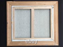 Oil on Canvas Autumn Landscape Signed Siarnowski Wooden Frame with Gilded Stucco