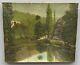 Oil On Canvas L Sacred Underwood River Early 20th Century 1899 A4427