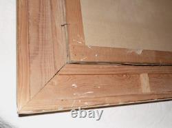 Oil on Canvas Painting Portrait Signed A. Lanes dated 1896 gilded wooden frame