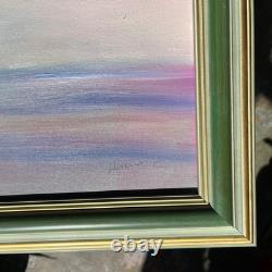 Oil on Canvas Still Life Flowers Wooden Framing