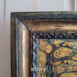 Oil on Isorel by KARABEKIAN Underwood Landscape, framed in gilded wood, dated 2001