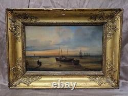 Oil on Marine Wood 19th Century