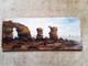 Oil On Old Panel Marine Coastline Devil's Bridge Royan (g Corbier)