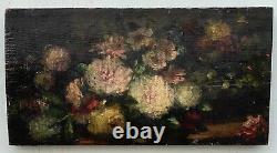 Oil on Panel Bouquet of Flowers Late 18th Century Still Life A4164