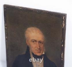 Oil on Wood French school of the 19th century, Portrait of a man