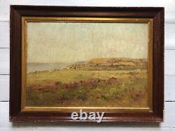Oil on Wood Impressionist Painting Signed Charles Lize Benezit Rouen