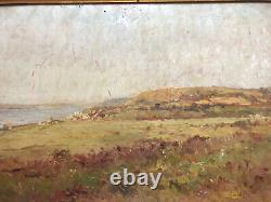 Oil on Wood Impressionist Painting Signed Charles Lize Benezit Rouen