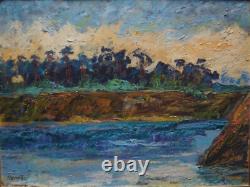 Oil on Wood LANDSCAPE Signed HERMAN (ARMAND KRAEMER)
