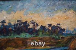Oil on Wood LANDSCAPE Signed HERMAN (ARMAND KRAEMER)