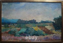 Oil on Wood LANDSCAPE by the Painter HERMAN (ARMAND KRAEMER)