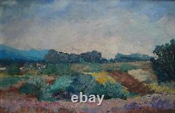 Oil on Wood LANDSCAPE by the Painter HERMAN (ARMAND KRAEMER)