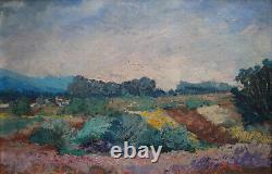 Oil on Wood LANDSCAPE by the Painter HERMAN (ARMAND KRAEMER)