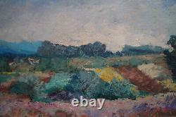 Oil on Wood LANDSCAPE by the Painter HERMAN (ARMAND KRAEMER)