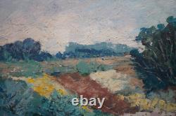 Oil on Wood LANDSCAPE by the Painter HERMAN (ARMAND KRAEMER)