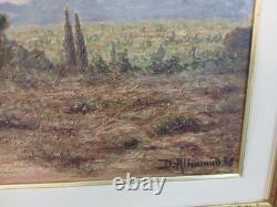Oil on Wood Landscape
