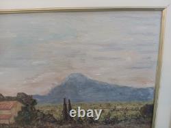 Oil on Wood Landscape