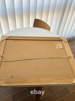 Oil on Wood Painting - Signed Hans K. Baier. 1918/1976