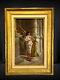 Oil On Wood Panel Flag Bearer Of The Flemish Civic Guard