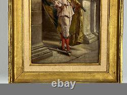 Oil on Wood Panel Flag Bearer of the Flemish Civic Guard