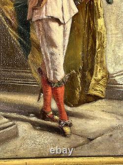 Oil on Wood Panel Flag Bearer of the Flemish Civic Guard