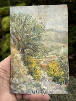 Oil on Wood Panel & Painting & Montespin & Marseille & 1920 & Provence