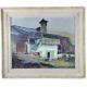 Oil On Wood Panel By Hippolyte Mouthier 1946 Les Fréaux Near La Grave