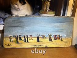 Oil on Wood Signed Diotallevi (Joseph Born in 1959)