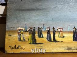 Oil on Wood Signed Diotallevi (Joseph Born in 1959)